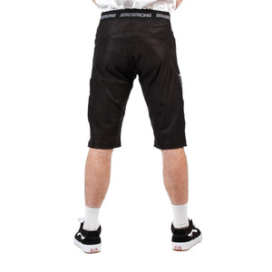 Stay Strong V3 Race Shorts - Black/White