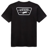 Vans Full Patch Back T-Shirt - Black/White