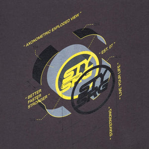 Stay Strong x Jonny Mole Exploded T-shirt - Asphalt