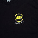 Stay Strong Scribble Long Sleeve T-Shirt - Black