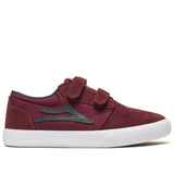 Lakai Griffin Kids - Burgunder/Marine Wildleder