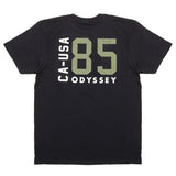 Odyssey Import T-Shirt - Black With Olive Ink