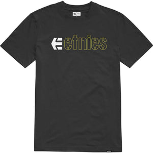 Etnies Camiseta para niños Ecorp - Negro/blanco/Amarillo