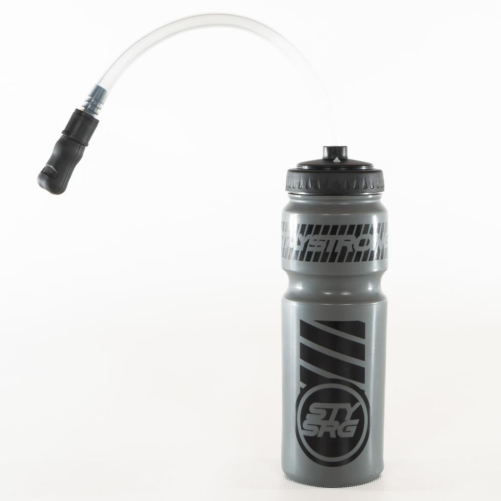 Stay Strong V2 Wasserflasche - grau/ schwarz