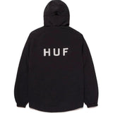 Huff Essentials Zip Standard Shell Jacket - Black