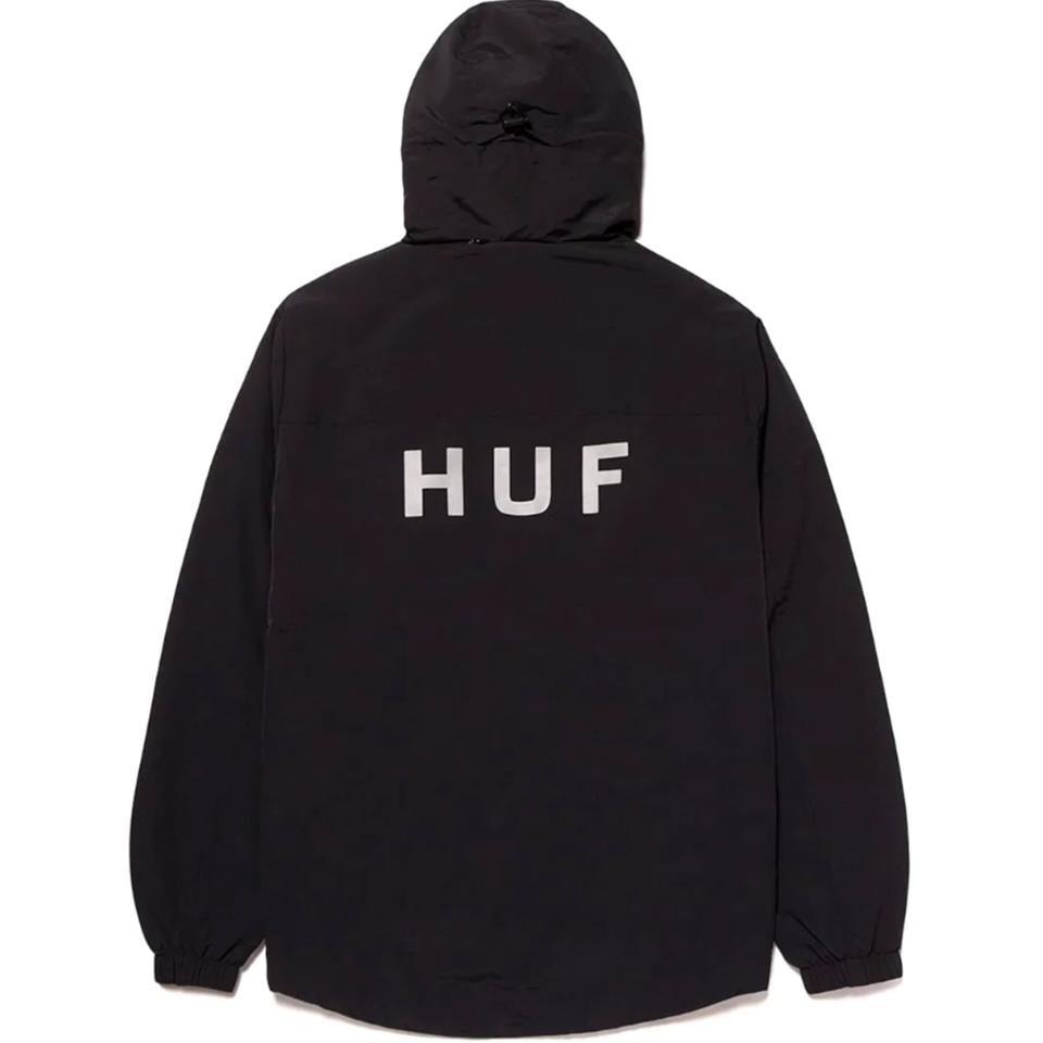 Huff Essentials Zip Standard Shell Jacke - Schwarz