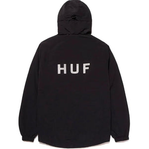 Huff Essentials Zip Standard Shell Jacke - Schwarz