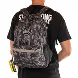 Stay Strong Zaino icona v3 - camo nero/grigio