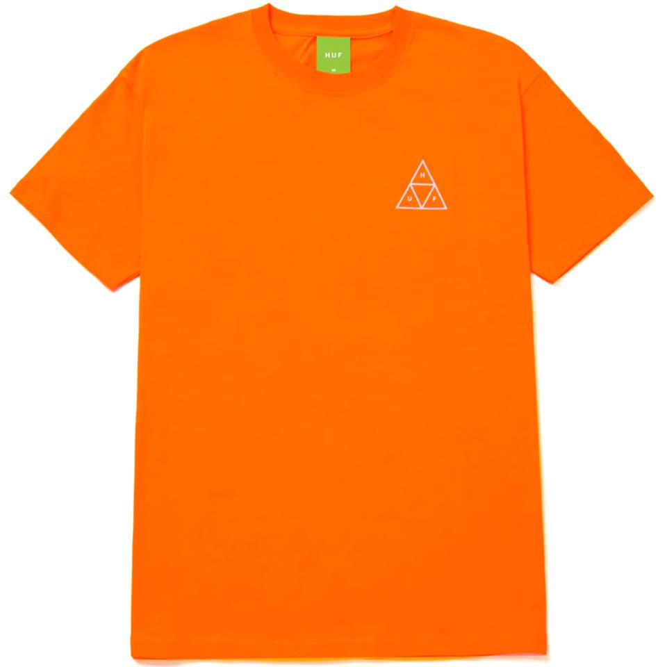 HUF Essentials Triple Dreieck T -Shirt - Sicherheit Orange