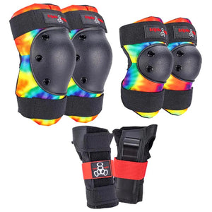 Triple8 Pad Set - Sparer Serie 3 PC Junior - Krawattenfarbstoff