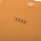 Vans Clásico fácil Box Camiseta - Bone Brown/Black