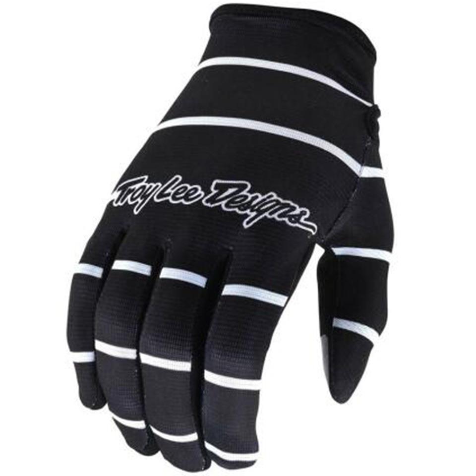 Troy Lee Flowline Race Glove - Streifenschwarz