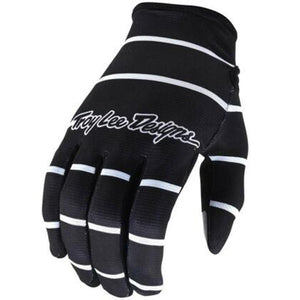 Troy Lee Flowline Race Glove - Streifenschwarz