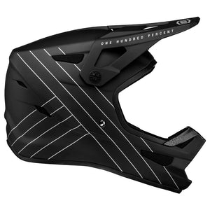 100% Status Race Helm - Unverzichtbar Schwarz