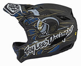 Troy Lee D4 Carbon Rennhelm - Limitierte Ausgabe Blue Eyeball