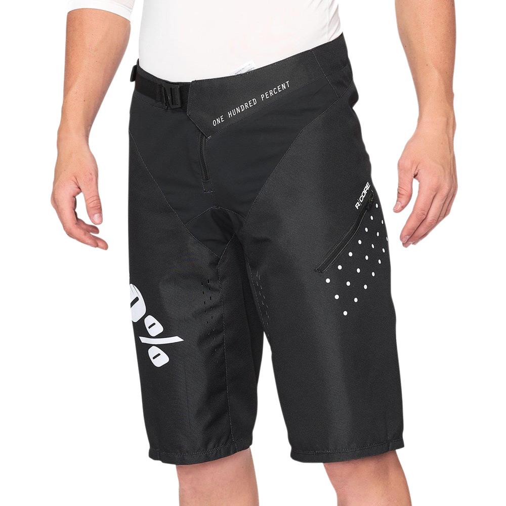 100% R-Core Race Shorts - Schwarz