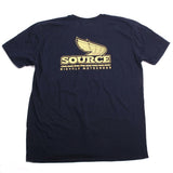 T-shirt de motocross source - Marine