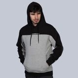 Stay Strong Corte la sudadera con capucha - negro/gris