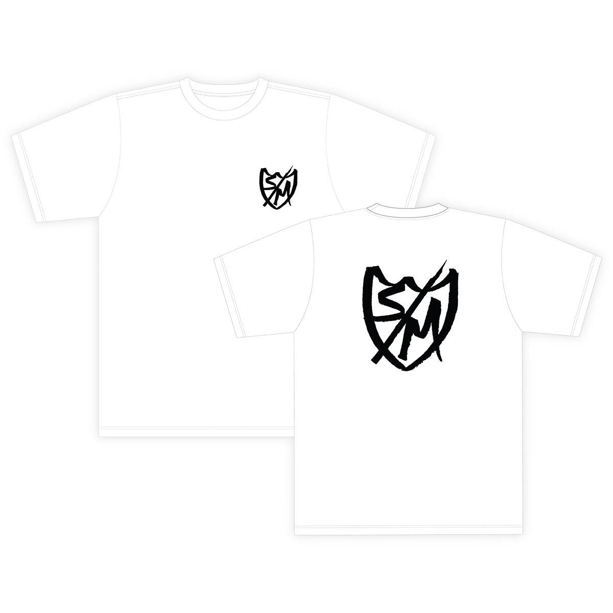S&M Sharpie Shield T -Shirt - schwarz auf Weiß