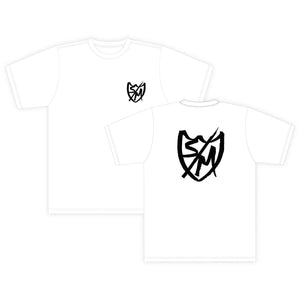 S&M Sharpie Shield T -Shirt - schwarz auf Weiß