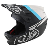 Troy Lee D3 Fiberlite Race Helm - Slant Green
