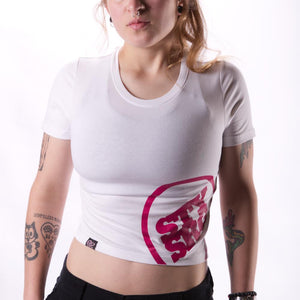 Stay Strong Icon Womens T -Shirt - Weiß