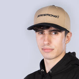 Stay Strong Staple Snapback - Black / Tan