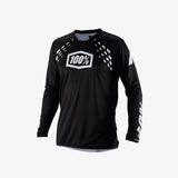 100% R-Core X Race Jersey - Noir/Blanc
