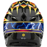 Troy Lee D4 Carbon Race Helm - Blitz/Schwarz