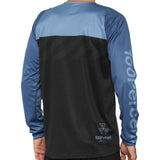 100% R -Core Langarm 2022 Renntrikot - Schwarz/Schieferblau