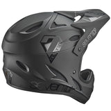 Seven iDP Casco da corsa per giovani M1 - Matt nero/lucido nero