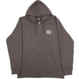 BSD Sweat à capuche à zip de deuxième frappe - Graphite