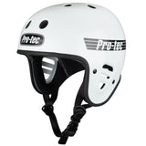 Pro-tec FullCut-Helm - Weiß glänzend