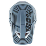 100% Status Rennhelm - Caltec/Grau