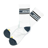Stay Strong Chaussettes à rayures - blanc