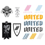 Pacchetto di adesivi assortiti United