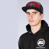 Stay Strong World Wide Snapback - Schwarz/Maroon