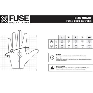 Fuse Omega -Turbohandschuhe - schwarz