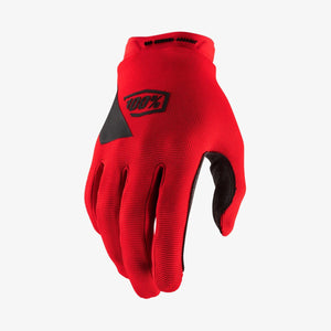 100% Ridecamp Youth Rennhandschuhe - Rot
