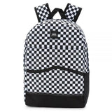Vans Construire Skool Backpack - Black / White Checkerboard
