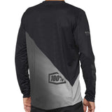 Maglie da gara al 100% R-core-X a manica lunga 2022-nero/grigio