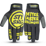 Stay Strong Raue BFS -Handschuhe - Schwarz/Gelb