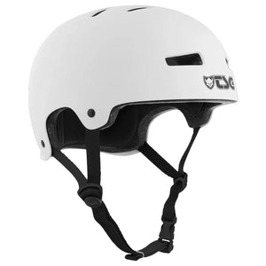TSG Evolution Festfarbhelm - Satin weiß