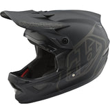 Troy Lee D3 Fiberlite Rennen Helm - Mono Schwarz