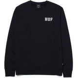 HUF Essentials Classic H Crew - Black