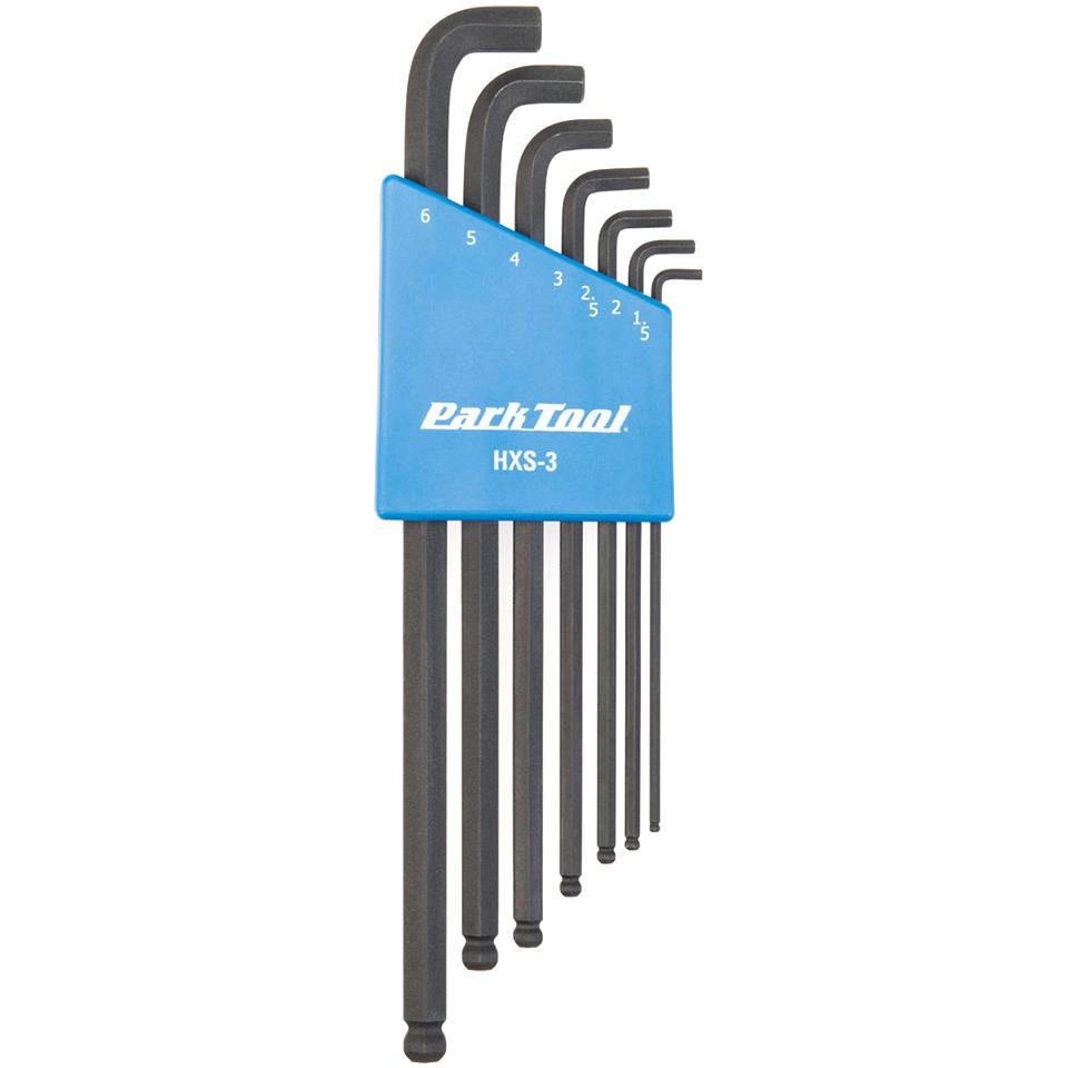 Park Tool HXS-3 Kurzer Sechskantschlüssel-Satz
