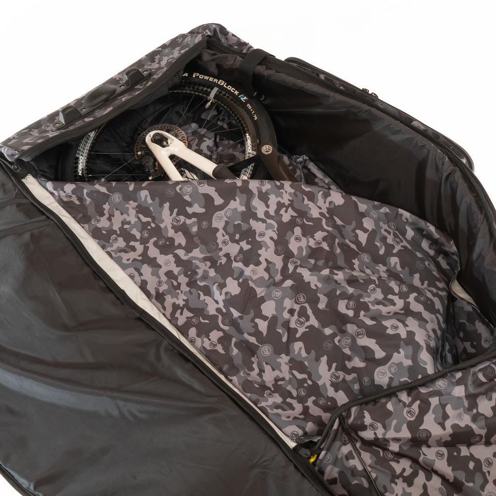 Stay Strong V2 Pro -Serie Golf/Fahrradbeutel - Schwarz/Grau Camo