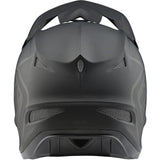 Troy Lee D3 Fiberlite Rennen Helm - Mono Schwarz