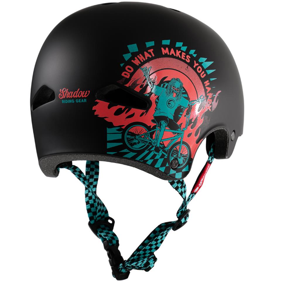 Shadow Federgewicht In -Mold Big Boy V2 Helm - mattschwarz