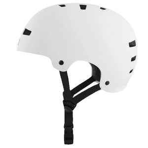 TSG Evolution Festfarbhelm - Satin weiß